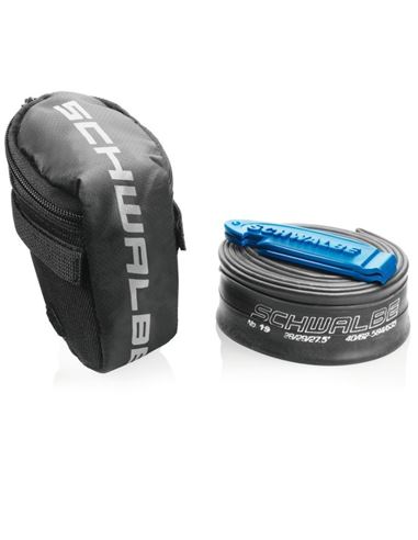 BOLSA TIJA DE SILLIN SCHWALBE PARA CAMARA 27.5/29" + 2 DESMO
